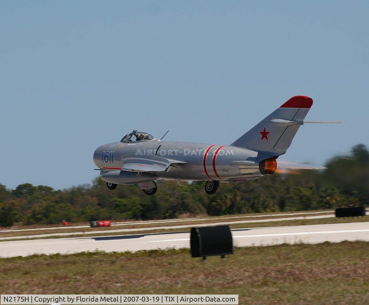 N217SH, 1959 PZL-Mielec Lim-5 (MiG-17F) C/N 1C1611, Mig-17