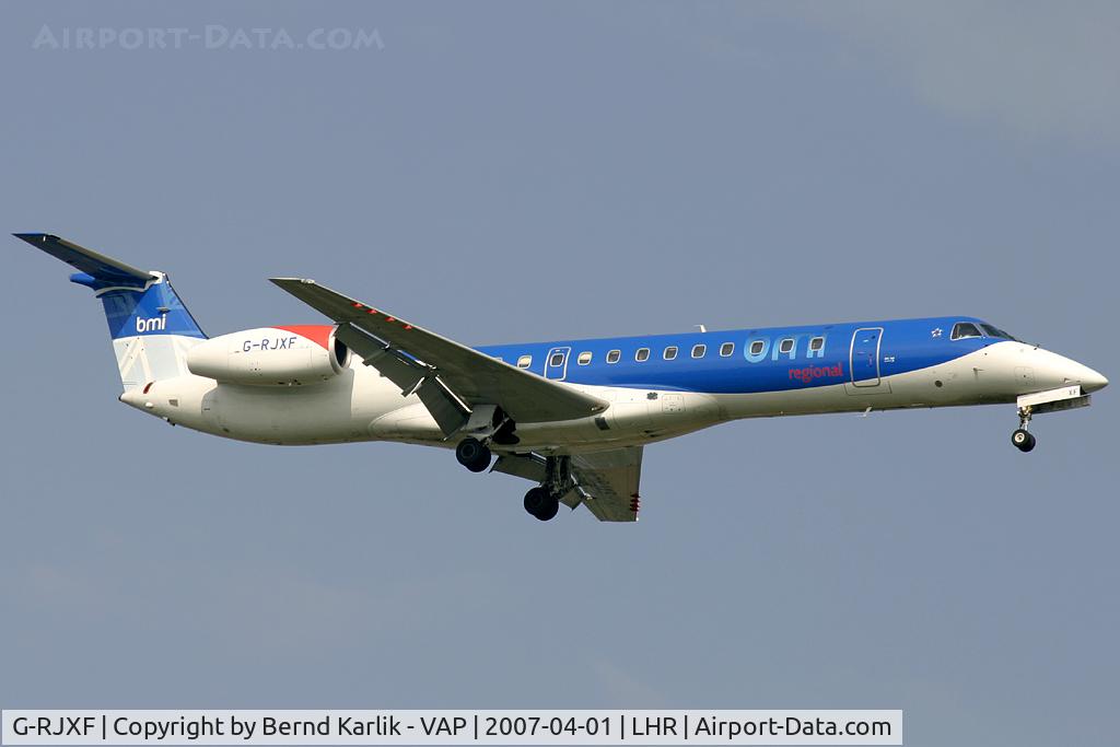 G-RJXF, 2000 Embraer EMB-145EP (ERJ-145EP) C/N 145280, BMI Embraer ERJ 145