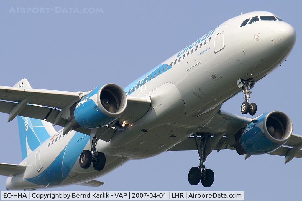 EC-HHA, 2000 Airbus A320-214 C/N 1221, Clickair Airbus A320