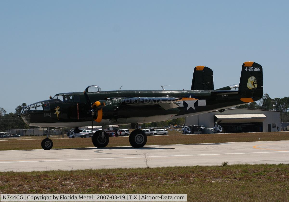 N744CG, 1944 North American B-25N Mitchell C/N 108-32141, B-25