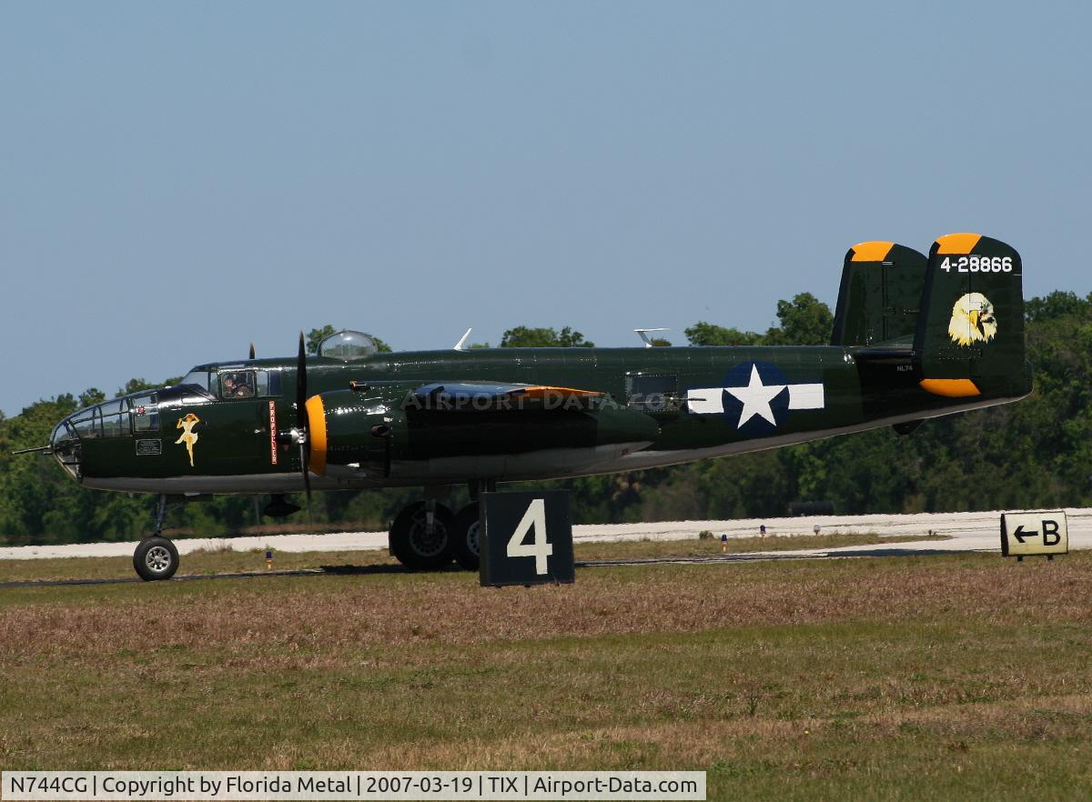 N744CG, 1944 North American B-25N Mitchell C/N 108-32141, B-25