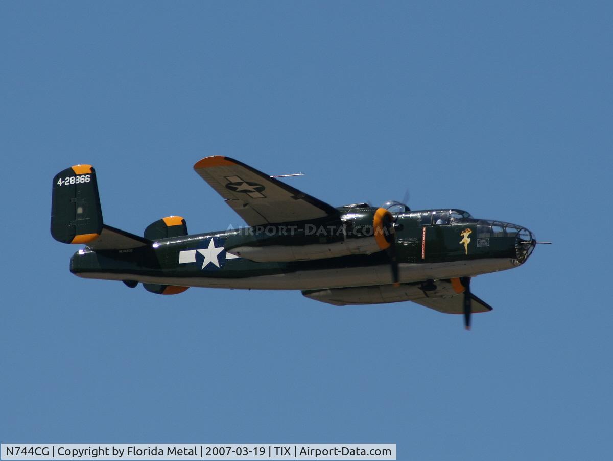 N744CG, 1944 North American B-25N Mitchell C/N 108-32141, B-25