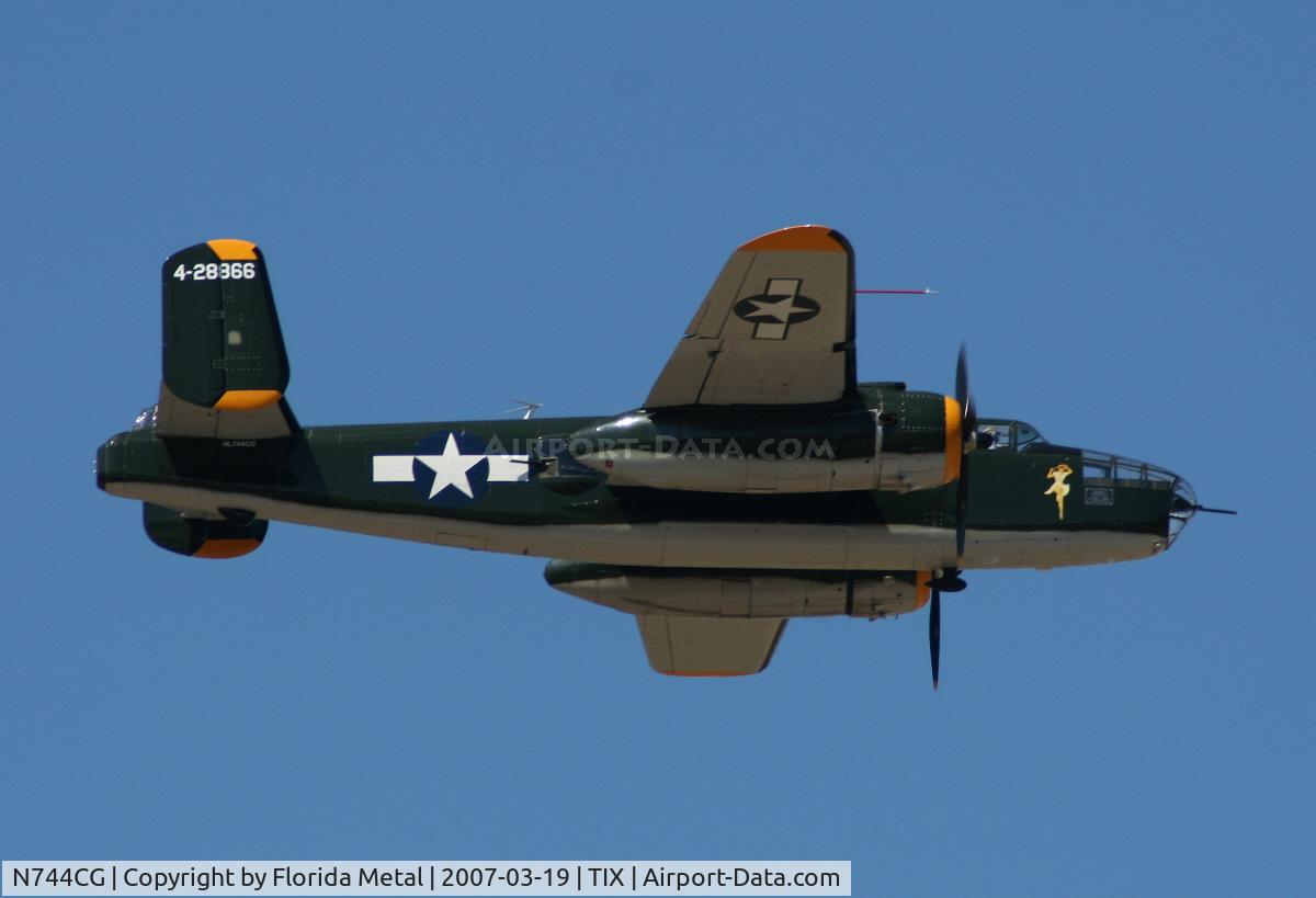 N744CG, 1944 North American B-25N Mitchell C/N 108-32141, B-25
