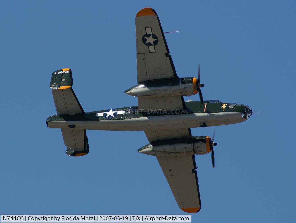 N744CG, 1944 North American B-25N Mitchell C/N 108-32141, B-25