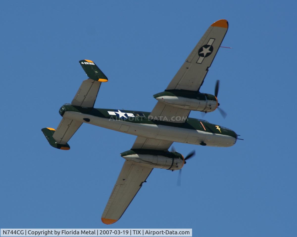 N744CG, 1944 North American B-25N Mitchell C/N 108-32141, B-25