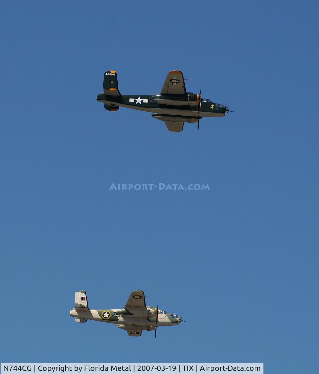 N744CG, 1944 North American B-25N Mitchell C/N 108-32141, B-25