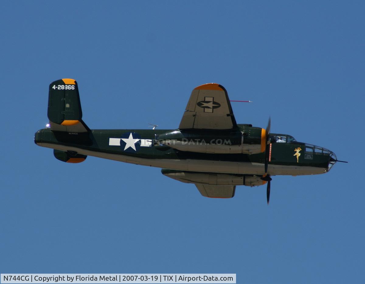 N744CG, 1944 North American B-25N Mitchell C/N 108-32141, B-25