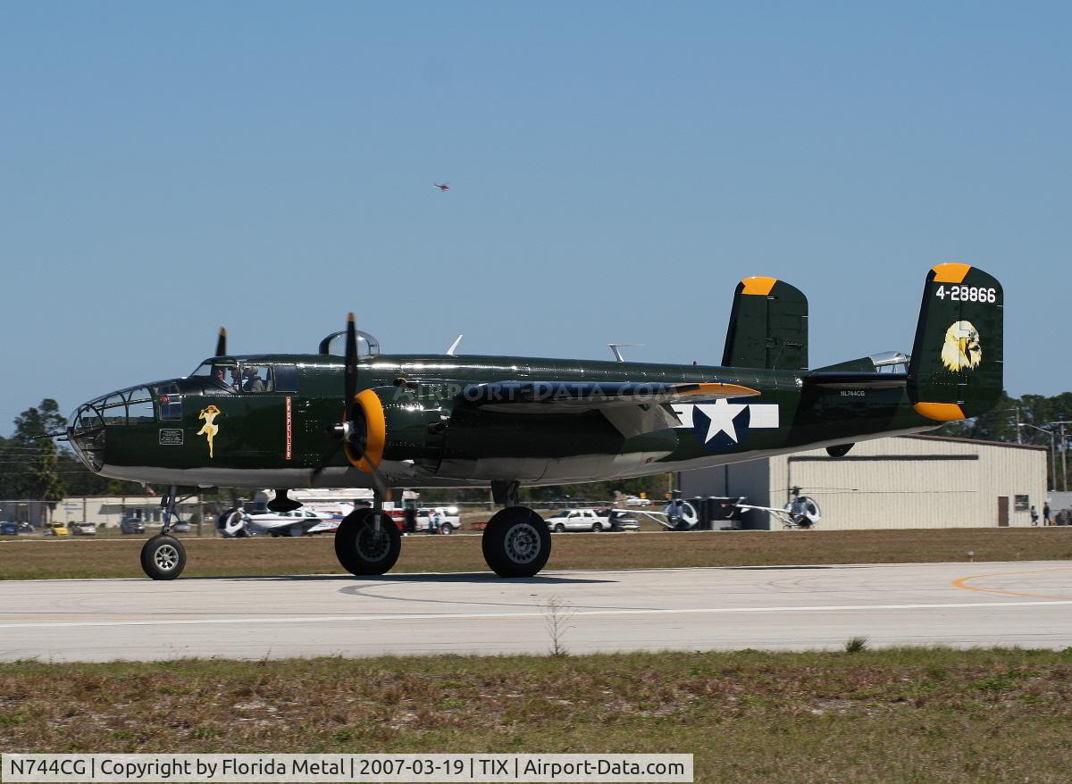 N744CG, 1944 North American B-25N Mitchell C/N 108-32141, B-25