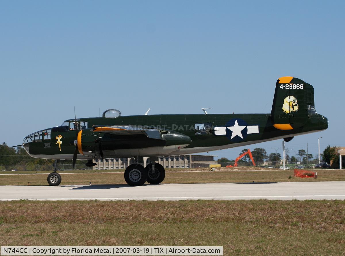 N744CG, 1944 North American B-25N Mitchell C/N 108-32141, B-25