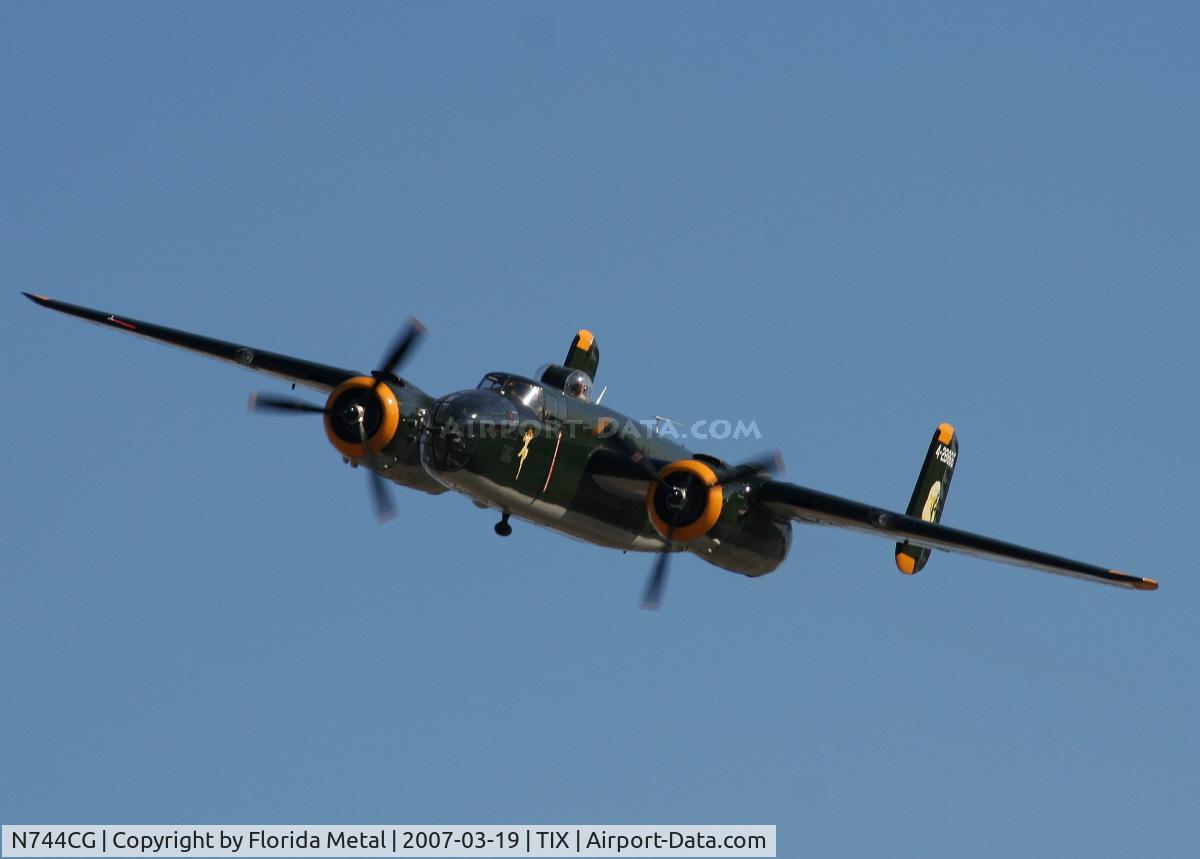 N744CG, 1944 North American B-25N Mitchell C/N 108-32141, B-25