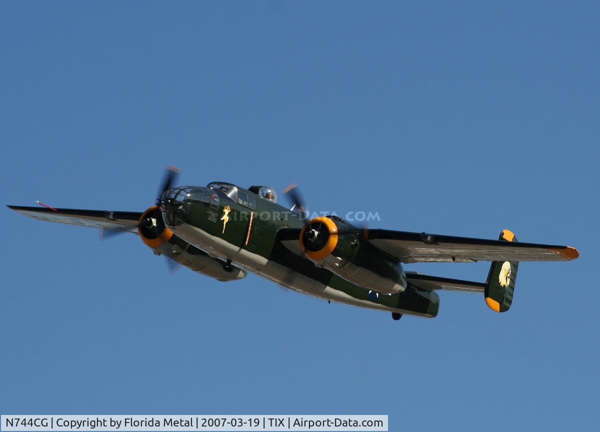 N744CG, 1944 North American B-25N Mitchell C/N 108-32141, B-25
