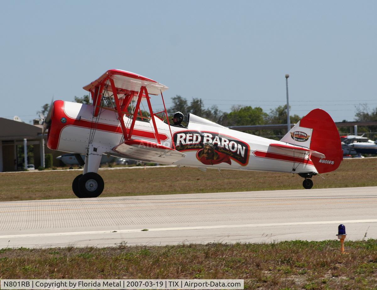 N801RB, 1943 Boeing A75N1 (PT17) C/N 75-4688, A75