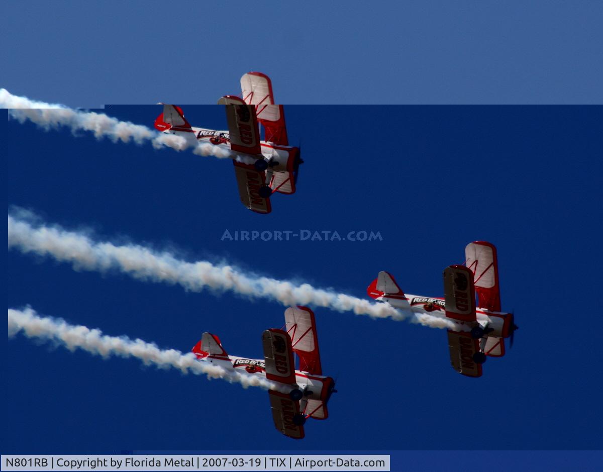 N801RB, 1943 Boeing A75N1 (PT17) C/N 75-4688, Red Baron