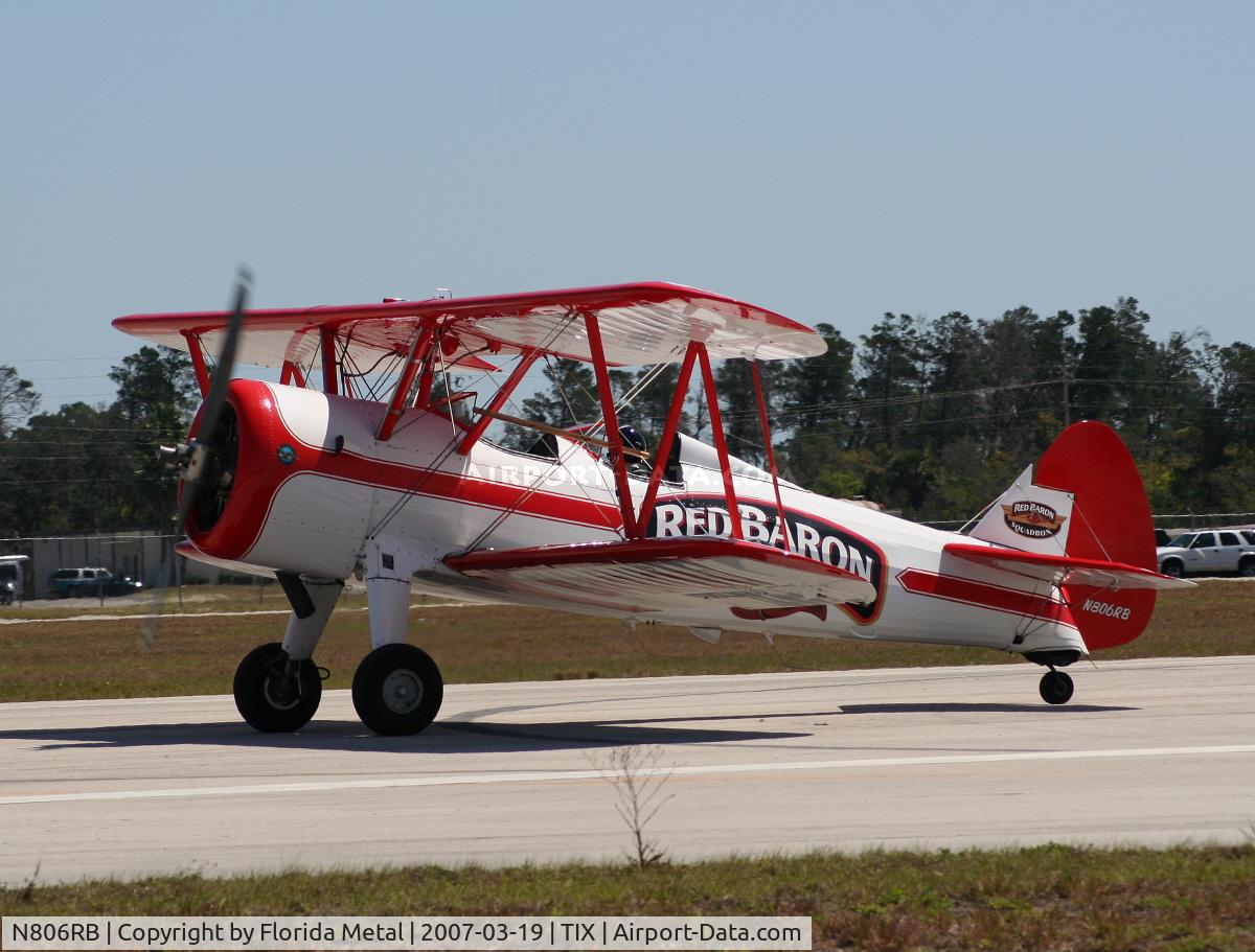 N806RB, 1942 Boeing A75 C/N 75-4000, A75