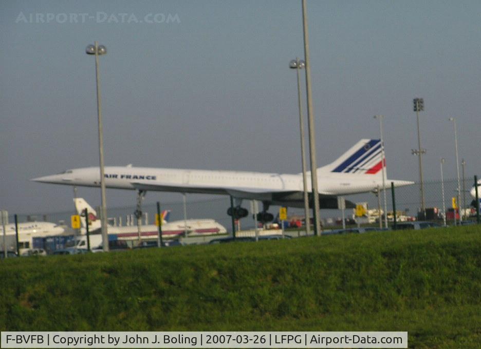 F-BVFB, 1976 Aerospatiale-BAC Concorde 101 C/N 207, Concorde on display at LFPG/CDG