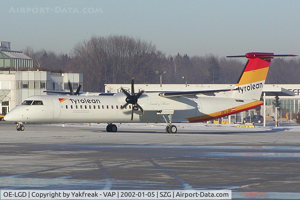 OE-LGD, 2000 De Havilland Canada DHC-8-402Q Dash 8 C/N 4027, Tyrolean Airways Dash 8-400