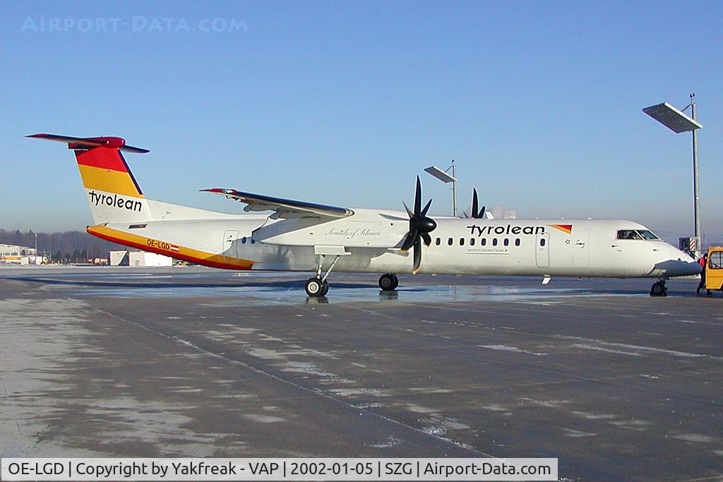 OE-LGD, 2000 De Havilland Canada DHC-8-402Q Dash 8 C/N 4027, Tyrolean Airways Dash 8-400