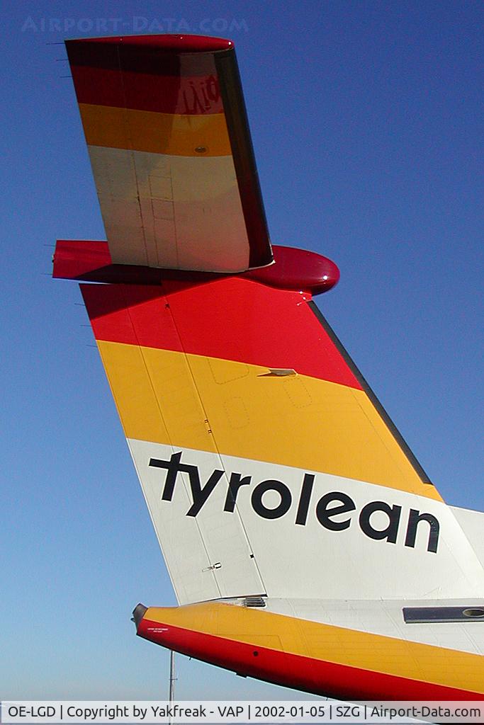OE-LGD, 2000 De Havilland Canada DHC-8-402Q Dash 8 C/N 4027, Tyrolean Airways Dash 8-400