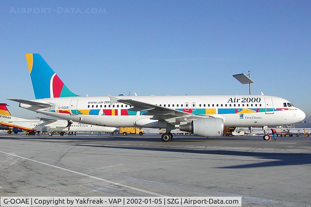 G-OOAE, 1998 Airbus A321-211 C/N 852, Air 2000 Airbus 320