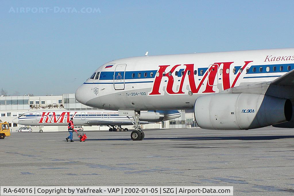 RA-64016, 1995 Tupolev Tu-204-100 C/N 1450742364016, KMV Tupolev 204