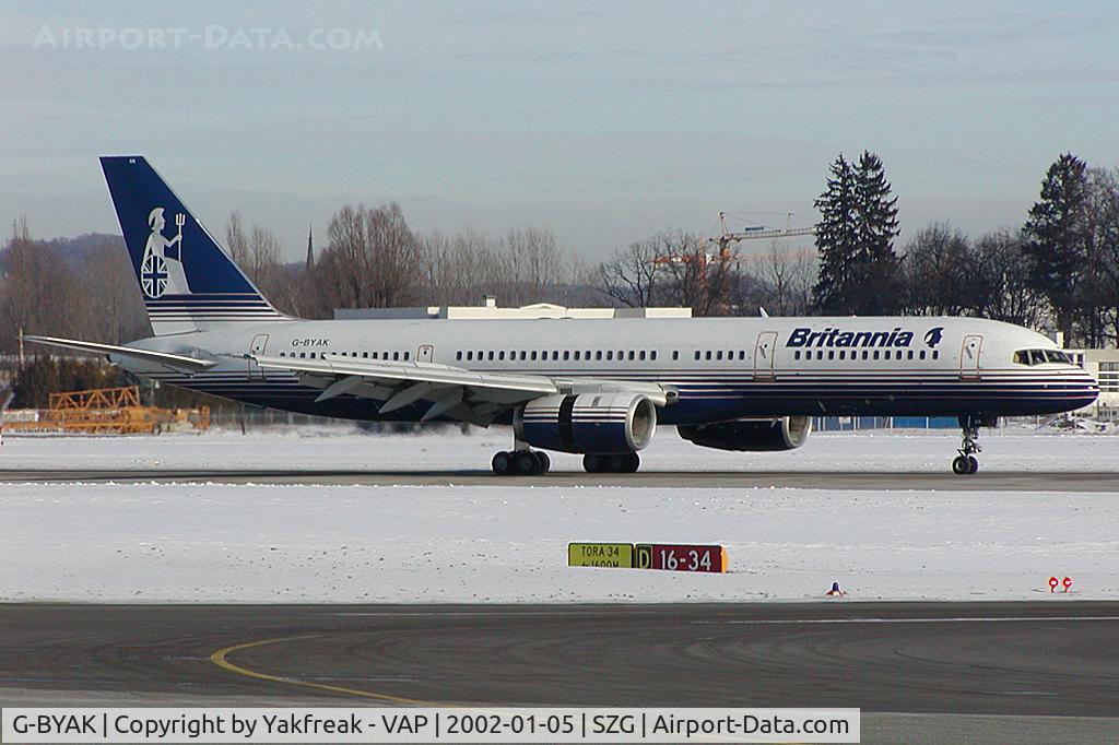 G-BYAK, 1993 Boeing 757-204 C/N 26267, Britannia Boeing 757-200