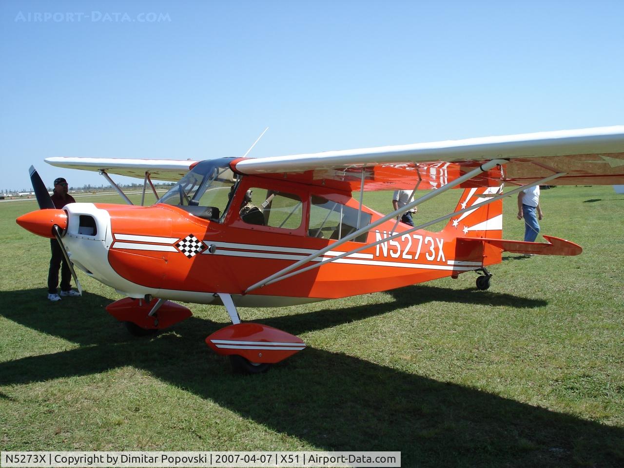 N5273X, 1969 Champion 7KCAB C/N 175, Beautiful plane!