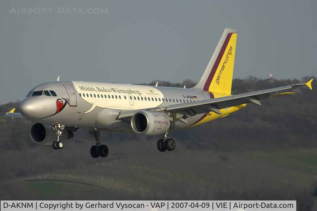 D-AKNM, 1999 Airbus A319-112 C/N 1089, mjamm