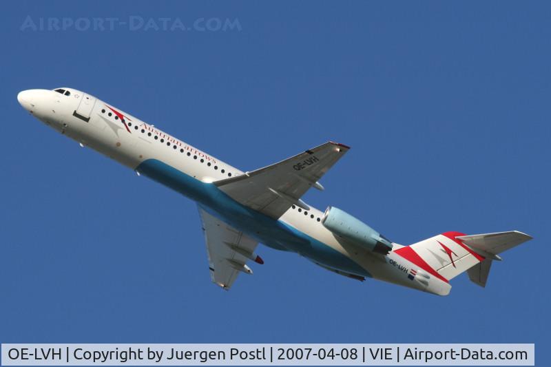 OE-LVH, 1993 Fokker 100 (F-28-0100) C/N 11456, Fokker F-100