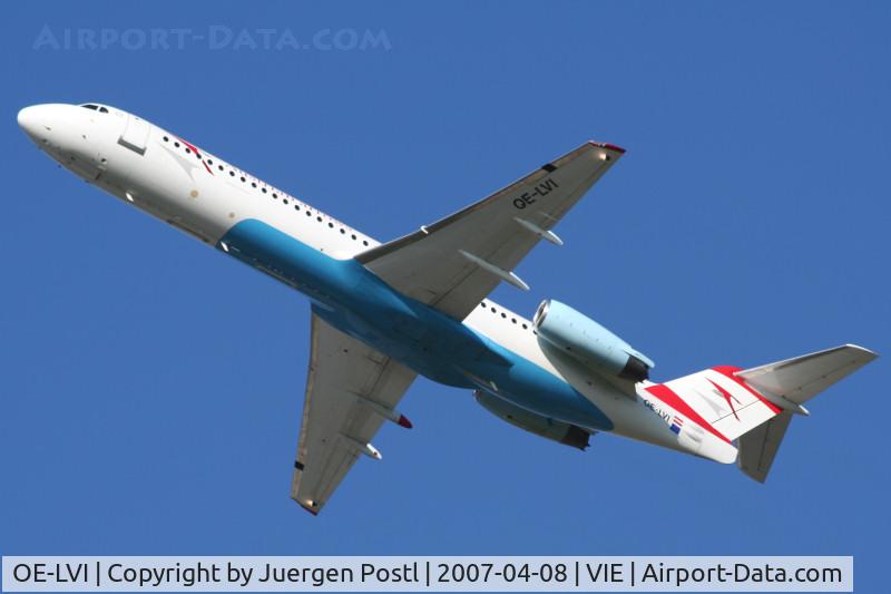 OE-LVI, 1993 Fokker 100 (F-28-0100) C/N 11468, Fokker F-100