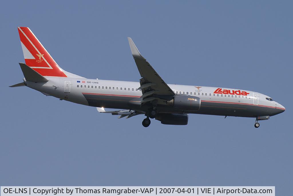 OE-LNS, 2005 Boeing 737-8Z9 C/N 34262, Lauda Air Boeing 737-800