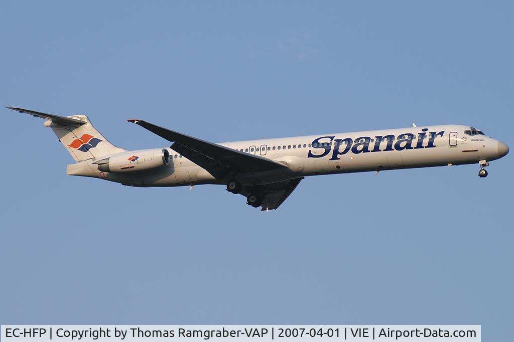 EC-HFP, 1993 McDonnell Douglas MD-82 (DC-9-82) C/N 53148/2072, Spanair MDD MD80
