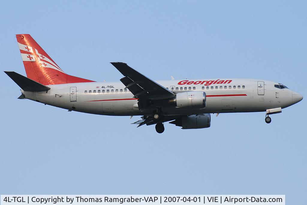 4L-TGL, 1988 Boeing 737-3B7 C/N 23859, Georgian Airlines Boeing 737-300