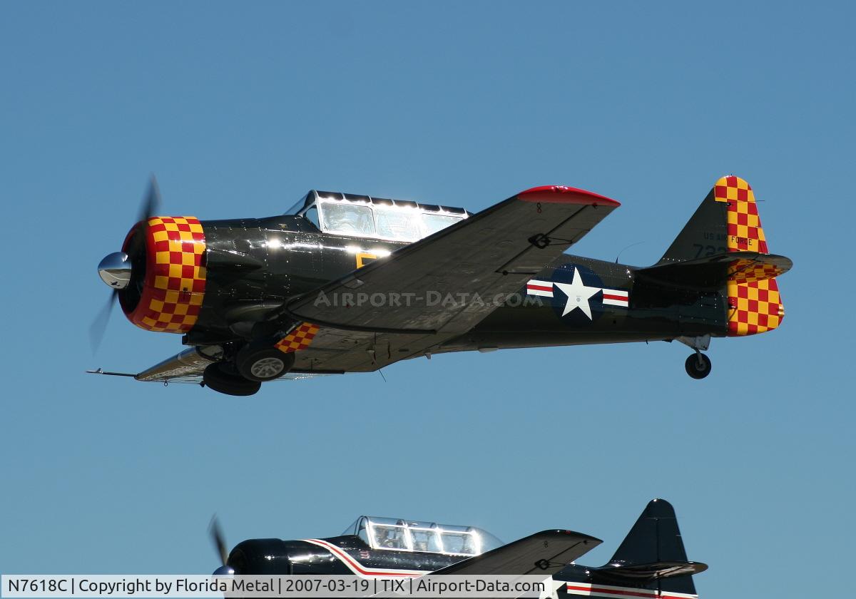 N7618C, 1949 North American AT-6G Texan C/N 168-529 (49-3405), AT-6