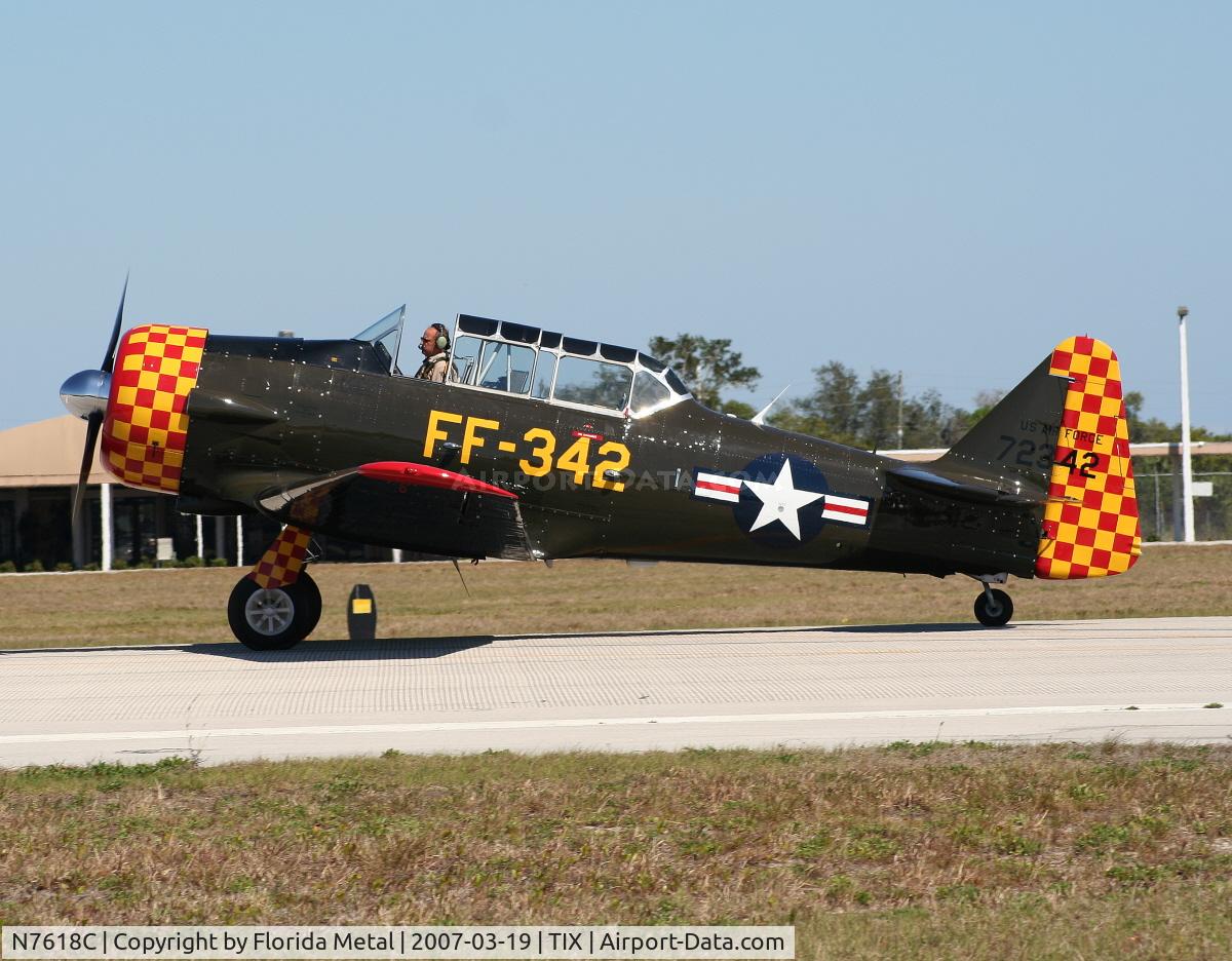 N7618C, 1949 North American AT-6G Texan C/N 168-529 (49-3405), AT-6