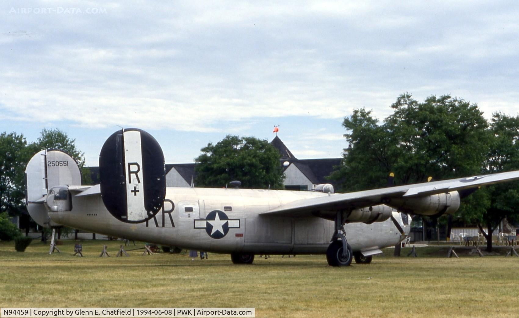 N94459, 1944 Consolidated B-24J Liberator C/N 1567, In front of the 94th Aero Sqdn restaurant
