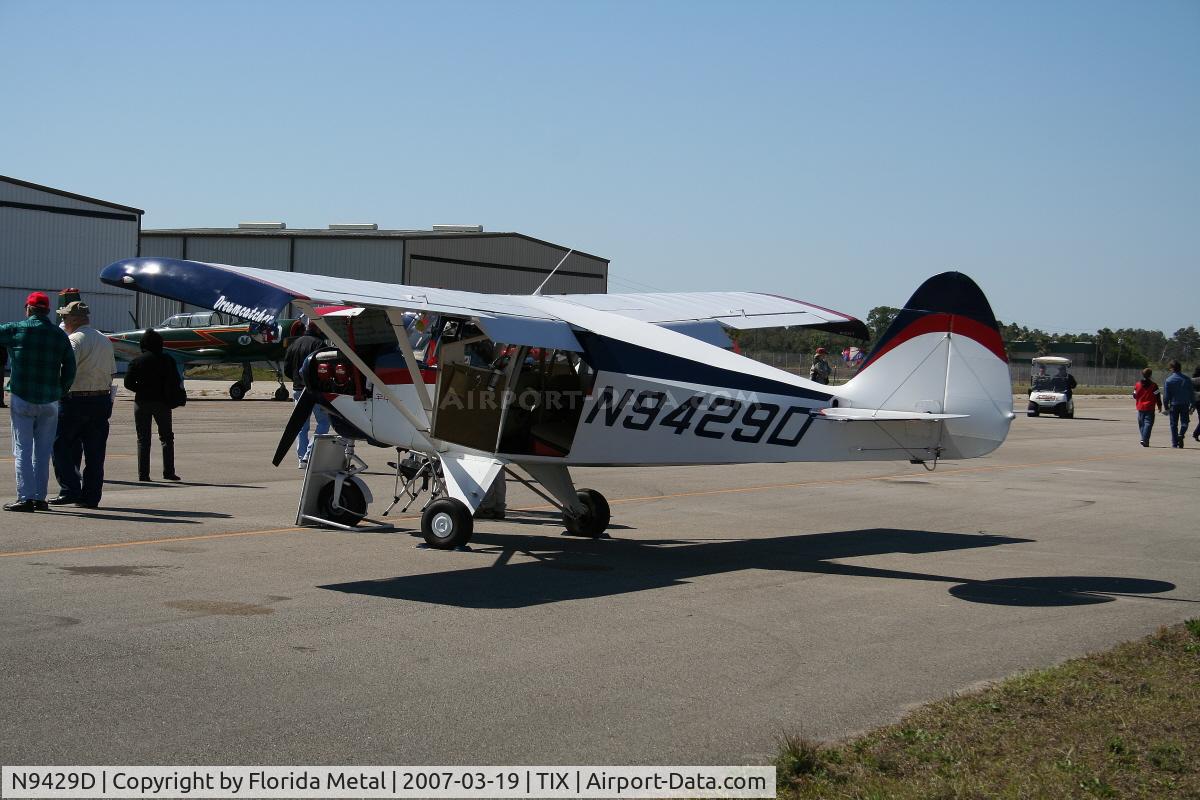 N9429D, 1958 Piper PA-22-160 Tri Pacer C/N 22-6403, PA-22