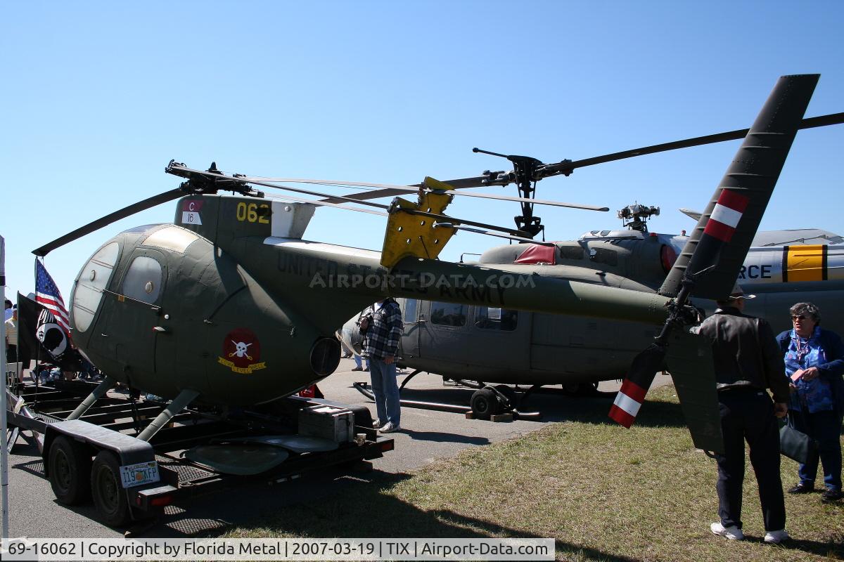69-16062, 1969 Hughes MH-6B Cayuse C/N 1432, MH-6 - thanks Glenn Chatfield for not only finding the serial, but correcting my stupid mistake of helicopter type.