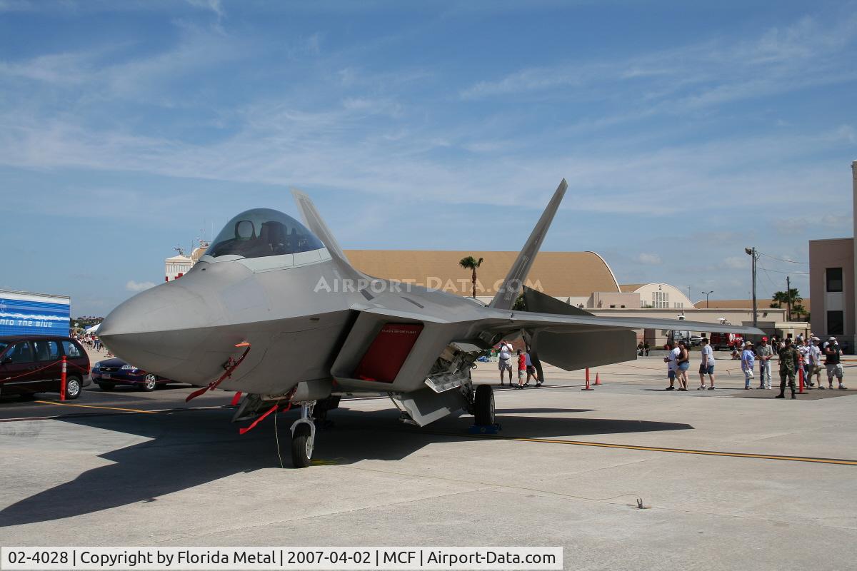 02-4028, 2002 Lockheed Martin F/A-22A Raptor C/N 4028, F-22