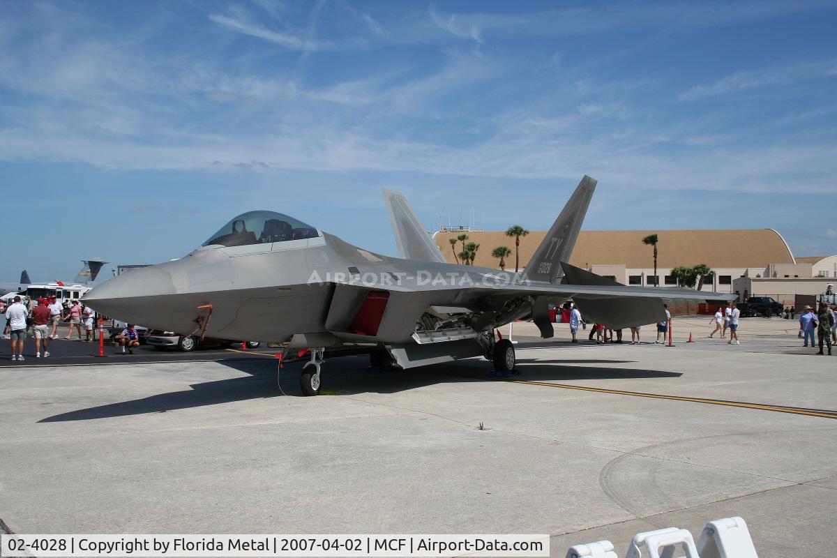 02-4028, 2002 Lockheed Martin F/A-22A Raptor C/N 4028, F-22