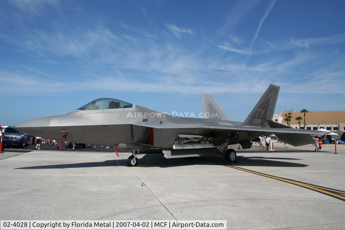 02-4028, 2002 Lockheed Martin F/A-22A Raptor C/N 4028, F-22