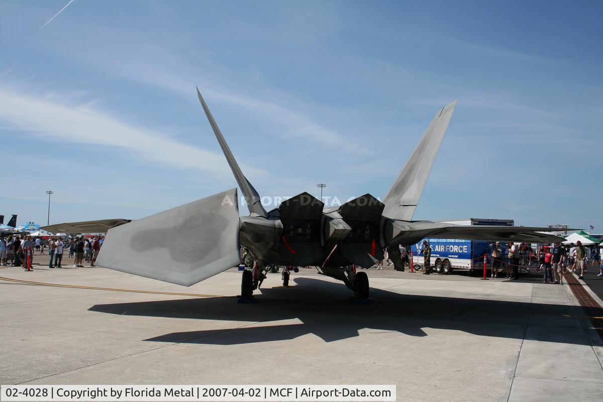 02-4028, 2002 Lockheed Martin F/A-22A Raptor C/N 4028, F-22