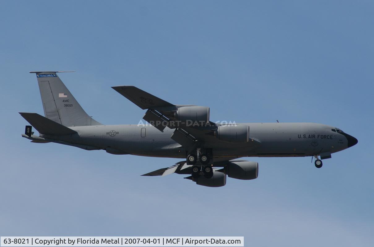 63-8021, 1963 Boeing KC-135R Stratotanker C/N 18638, KC-135