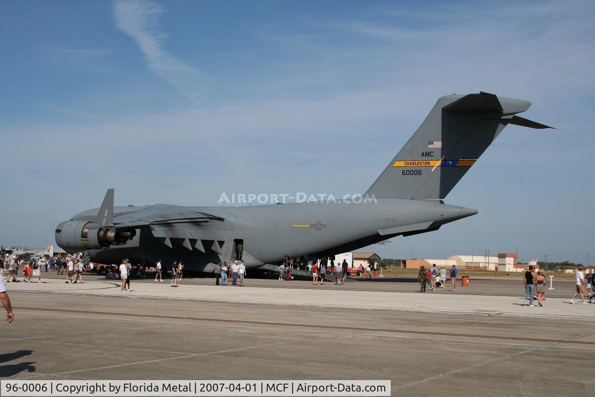 96-0006, 1996 McDonnell Douglas C-17A Globemaster III C/N P-38, C-17A