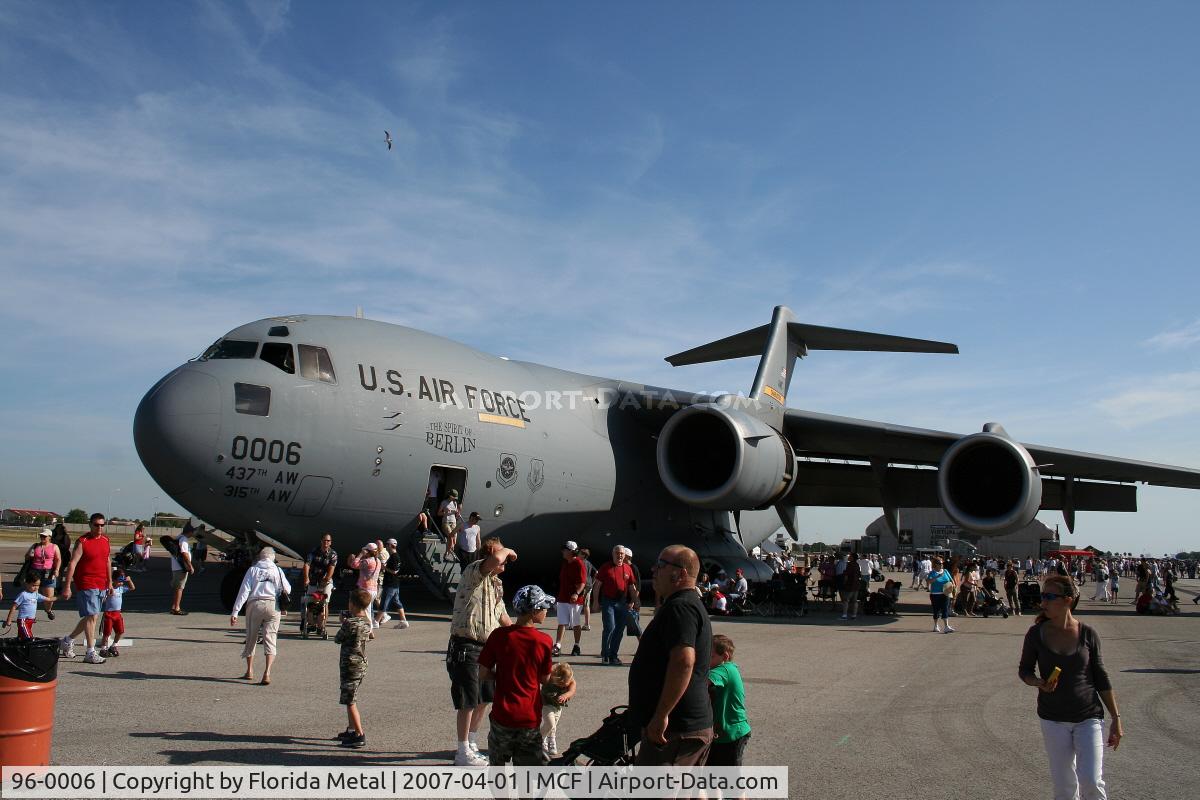 96-0006, 1996 McDonnell Douglas C-17A Globemaster III C/N P-38, C-17A