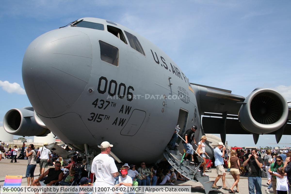 96-0006, 1996 McDonnell Douglas C-17A Globemaster III C/N P-38, C-17A