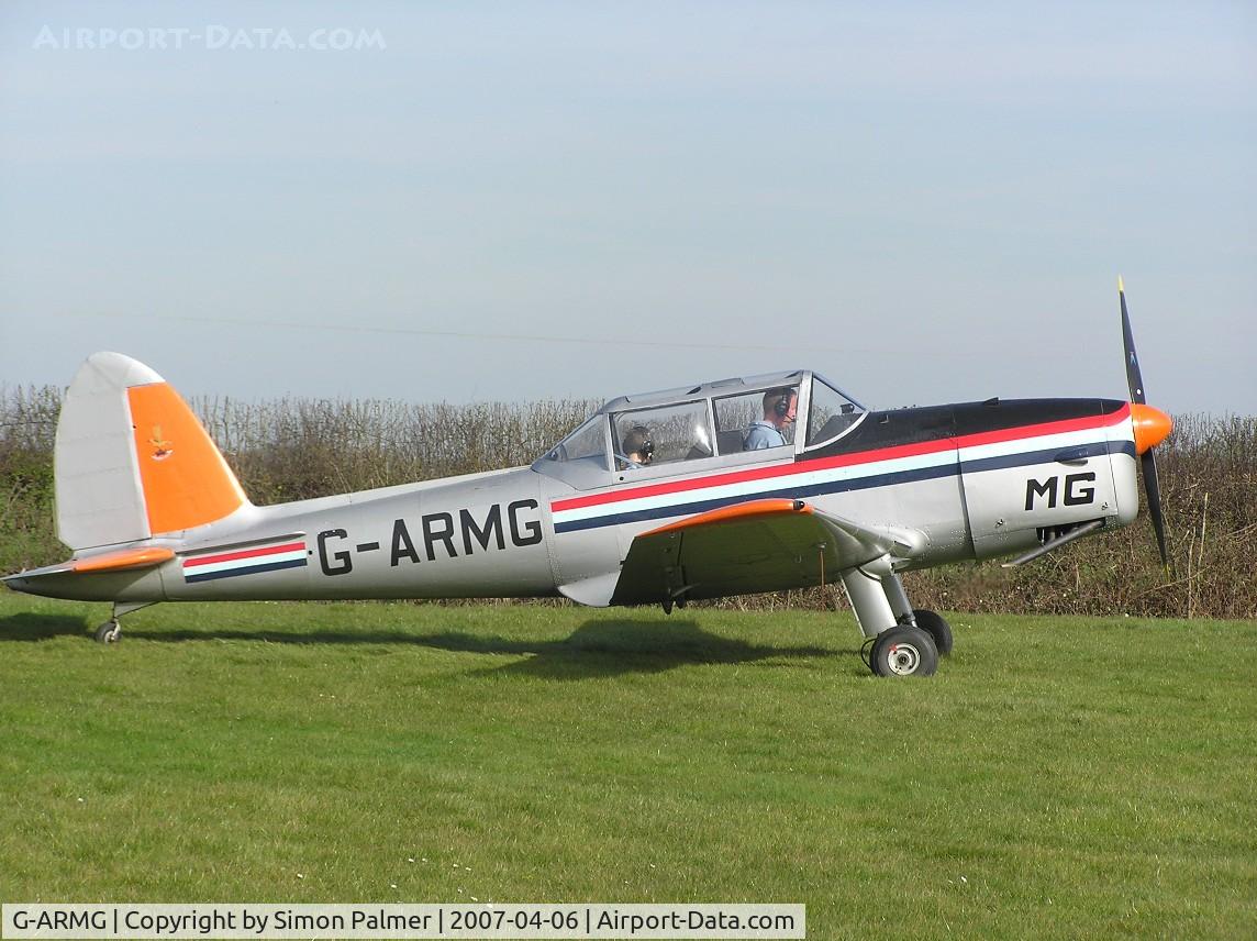 G-ARMG, 1952 De Havilland DHC-1 Chipmunk T.10 C/N C1/0575, DHC-1 Chipmunk at Bickmarsh airfield