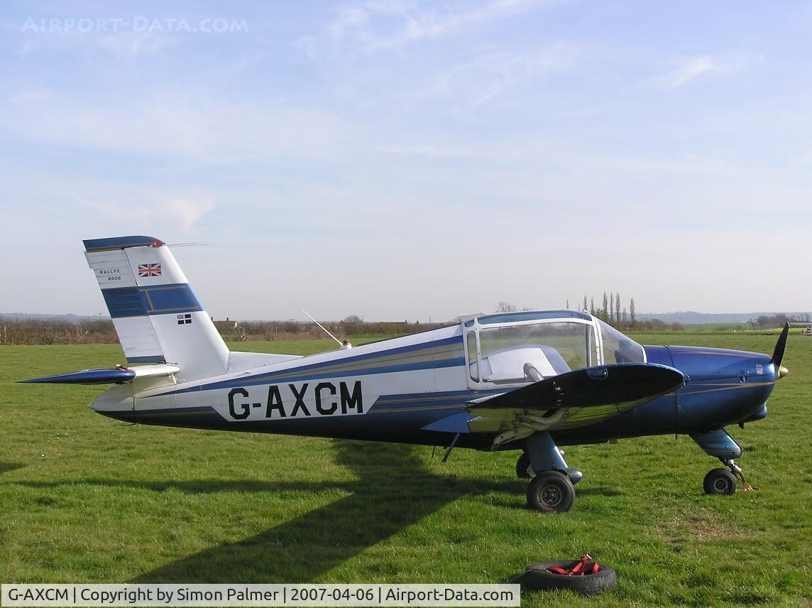 G-AXCM, 1969 Socata MS-880B Rallye Club C/N 1322, MS880B Rallye Club at Bickmarsh airfield