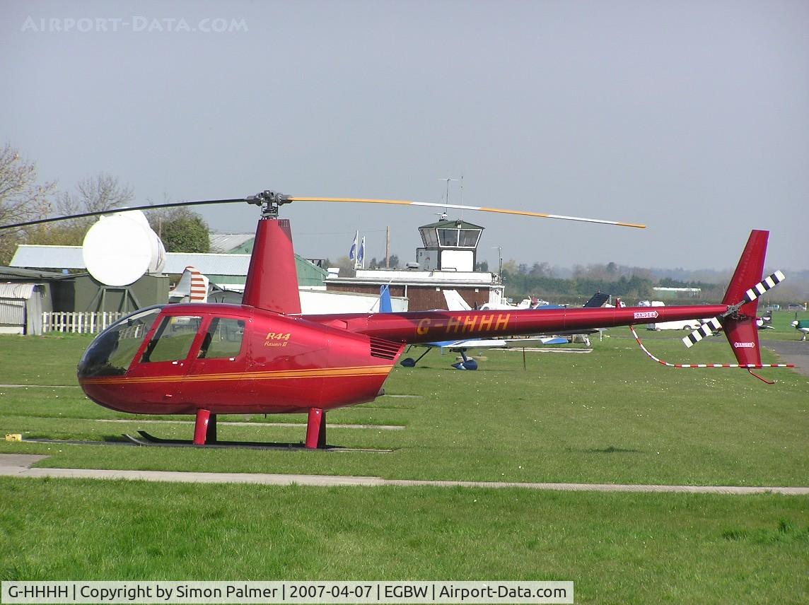 G-HHHH, 2007 Robinson R44 Raven II C/N 11638, Robinson R44 at Wellesbourne Mountford