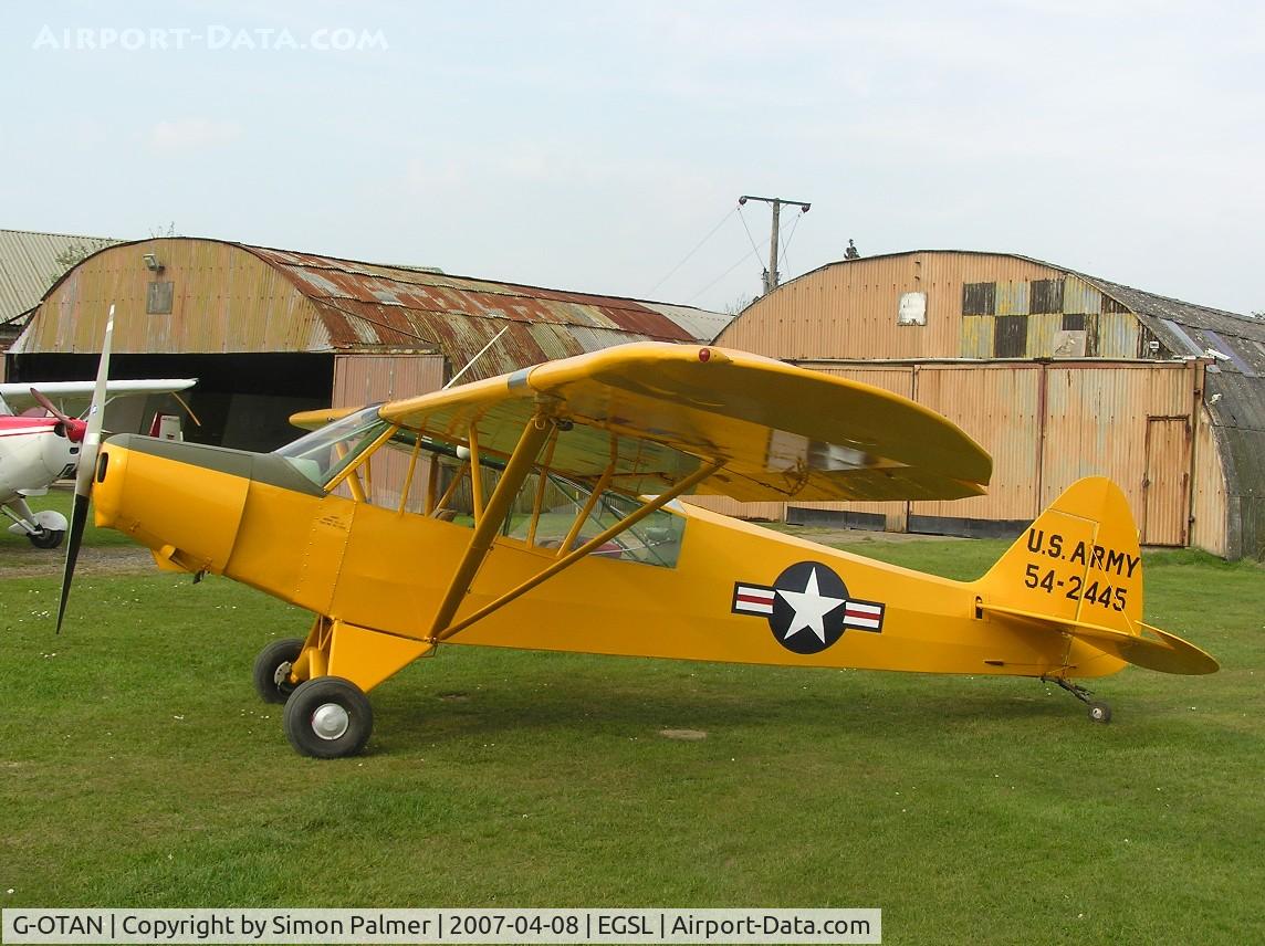 G-OTAN, 1954 Piper L-21B Super Cub (PA-18-135) C/N 18-3845, Super Cub in military markings