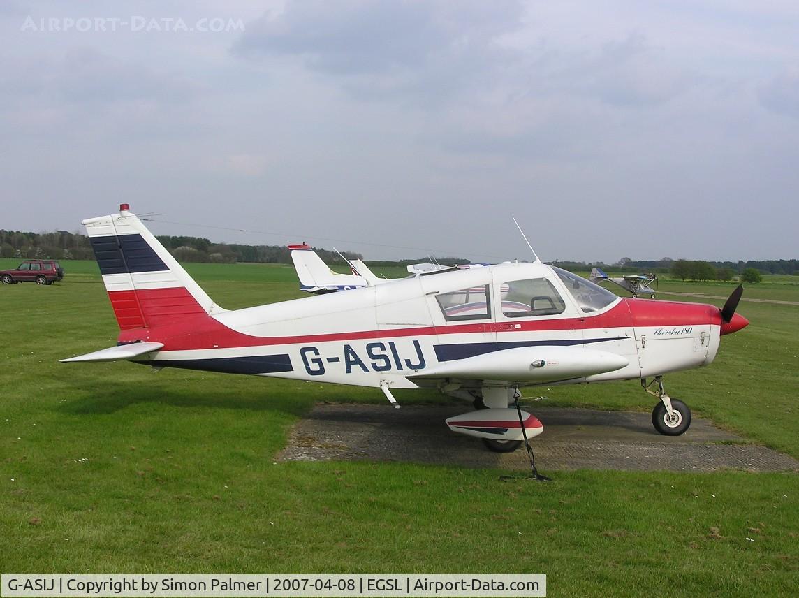 G-ASIJ, 1963 Piper PA-28-180 Cherokee C/N 28-1333, PA28-180 Cherokee